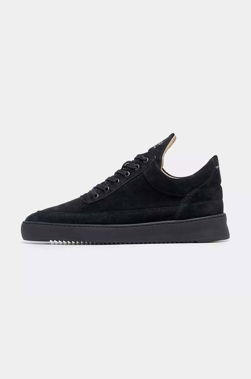 Sneakers och skor Filling Pieces Low Top Suede Svart | 10122791847