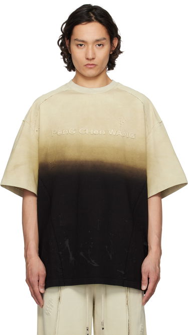 T-shirt Feng Chen Wang Feng Chen Wang Gradient T-Shirt Beige | FUS19TS01, 0