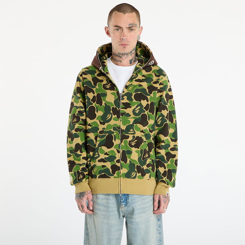 Sweatshirt BAPE Abc Camo 2Nd Ape Full Zip Hoodie Flerfärgad | 001ZPL801006MGRN