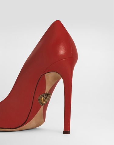 Tillbehör Dolce & Gabbana Dolce & Gabbana Polished Goatskin Pumps Röd | CD1894A573883027, 3