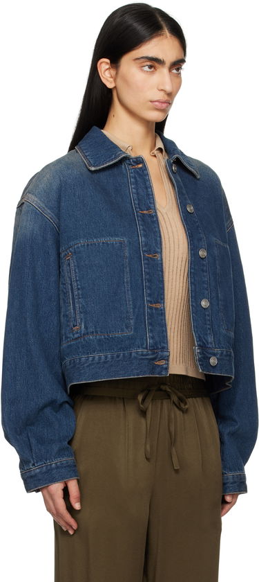 Jacka ISABEL MARANT Isabel Marant Josephine Cropped Denim Jacket Blå | VE0451FA-B1H04I, 1