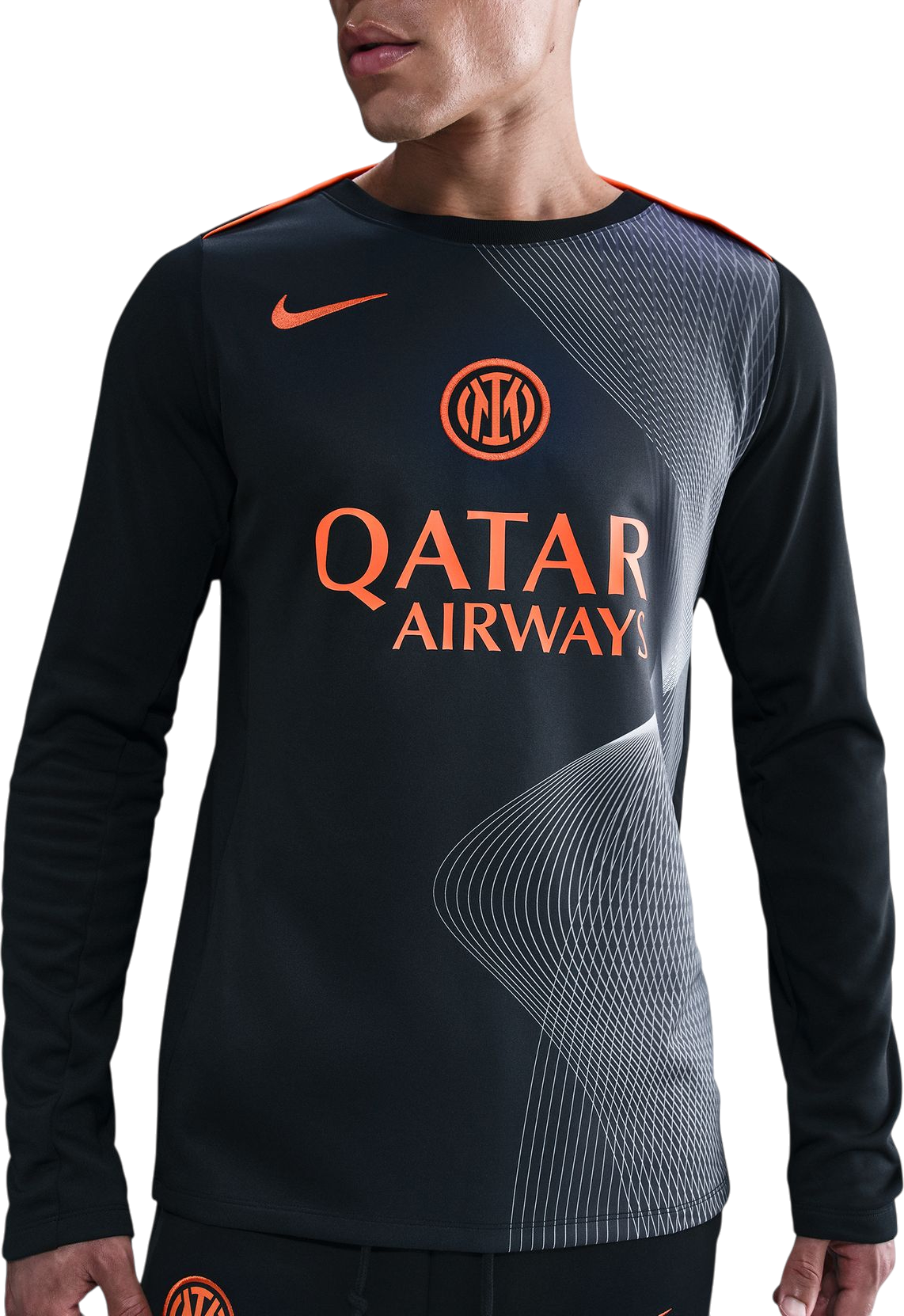 Jersey Nike Dri-FIT Long-Sleeve Shirt Inter Milan Total 90 Academy Pro Third 2025/26 Svart | hm3743-010, 0