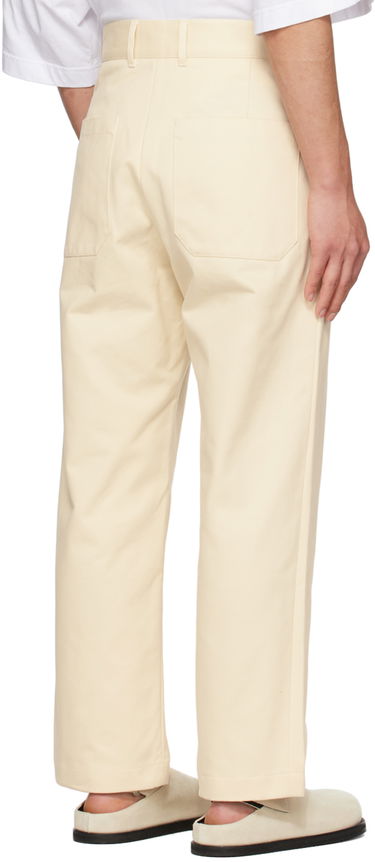 Byxor Studio Nicholson Studio Nicholson Bill Trousers Beige | BILL SNM - 082 -, 2
