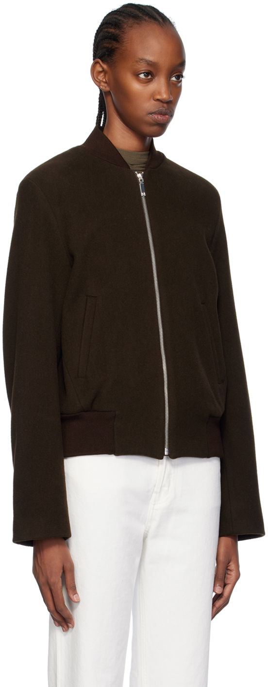 Bomberjacka TOTEME Sartorial Bomber Jacket Brun | 241-WRO1042-FB0039, 1