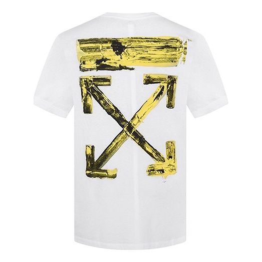 T-shirt Off-White Off-White Arrow Print Oversized T-Shirt Vit | OMAA038F191850100160