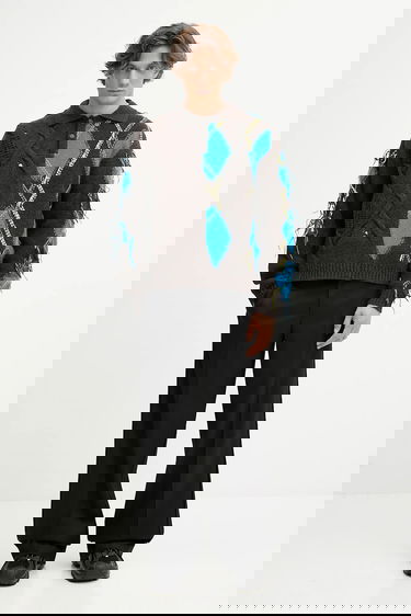 Sweater Andersson Bell Andersson Bell Argyle Fisherman Polo Sweater Brun | atb1346m, 5