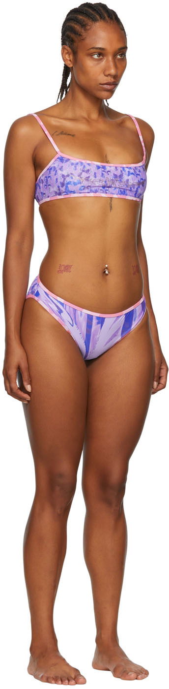 Badkläder Collina Strada Collina Strada Exclusive Recycled Nylon Bikini Purpur | XX2120, 1