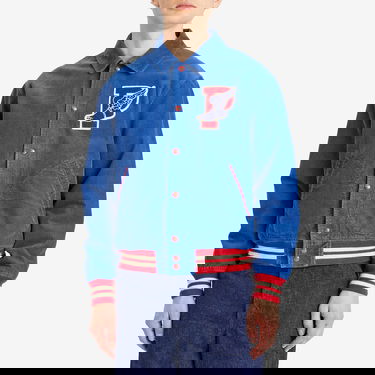 Bomberjacka Polo by Ralph Lauren Ralph Lauren Corduroy Varsity Jacket, Size Large Blå | 710962236001, 2