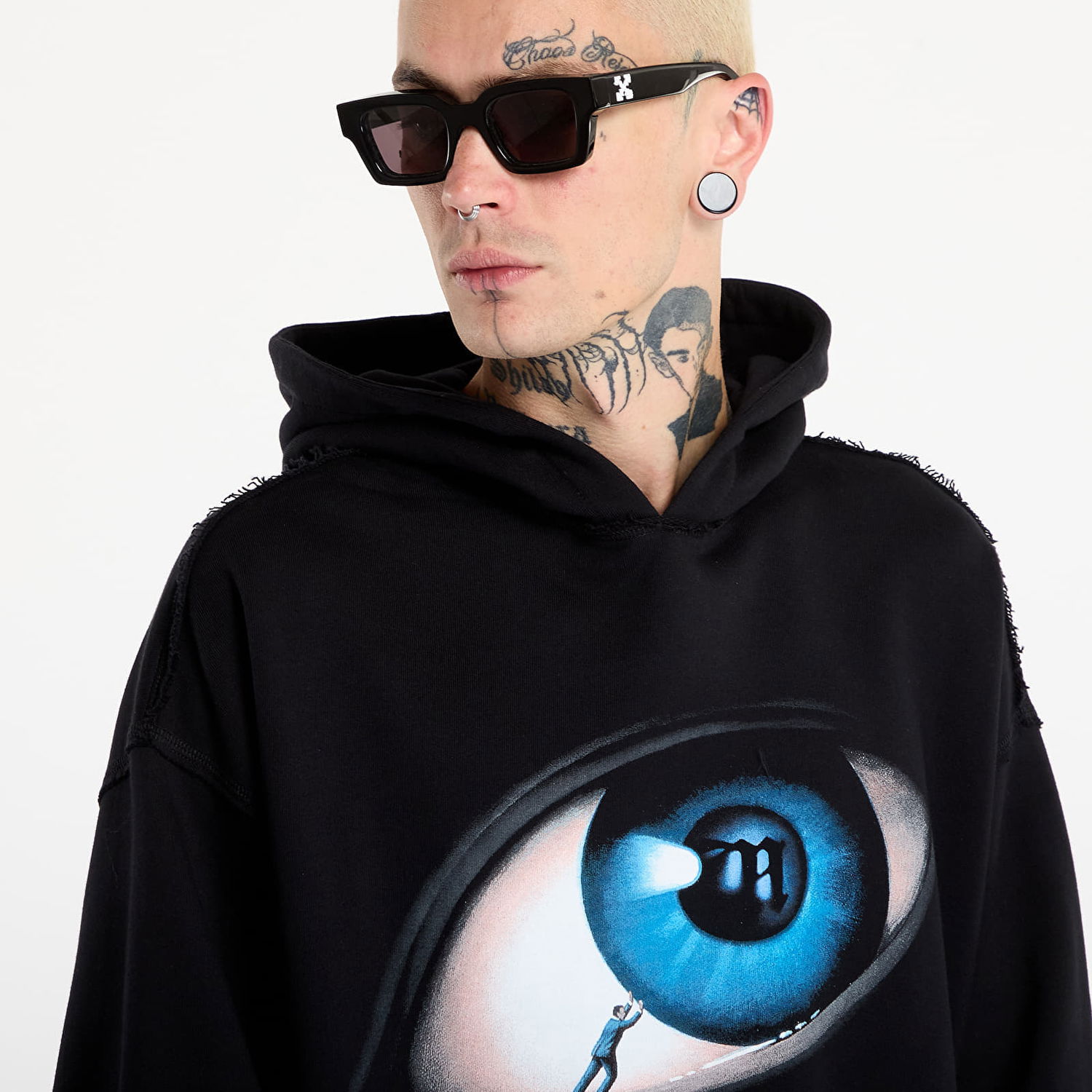Sweatshirt MISBHV MISBHV Eye Print Hoodie Svart | 251M206, 1