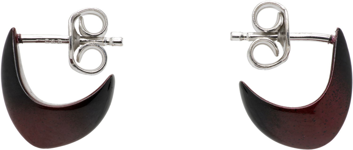 Örhängen LEMAIRE LEMAIRE Micro Drop Stud Earrings Bourgogne | JW0054 LO0114, 0