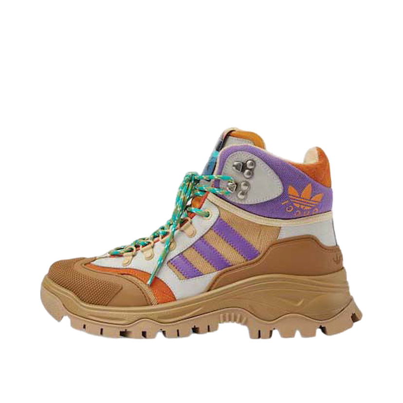 Sneakers och skor Gucci adidas x Laced Up Boots Brown Purple (Women's) Beige | 721394 FAAW5 9762