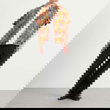 Skjorta Bode Bode Fruit Pit Short Sleeve Shirt, Size Large Flerfärgad | MRF25SH008, 4