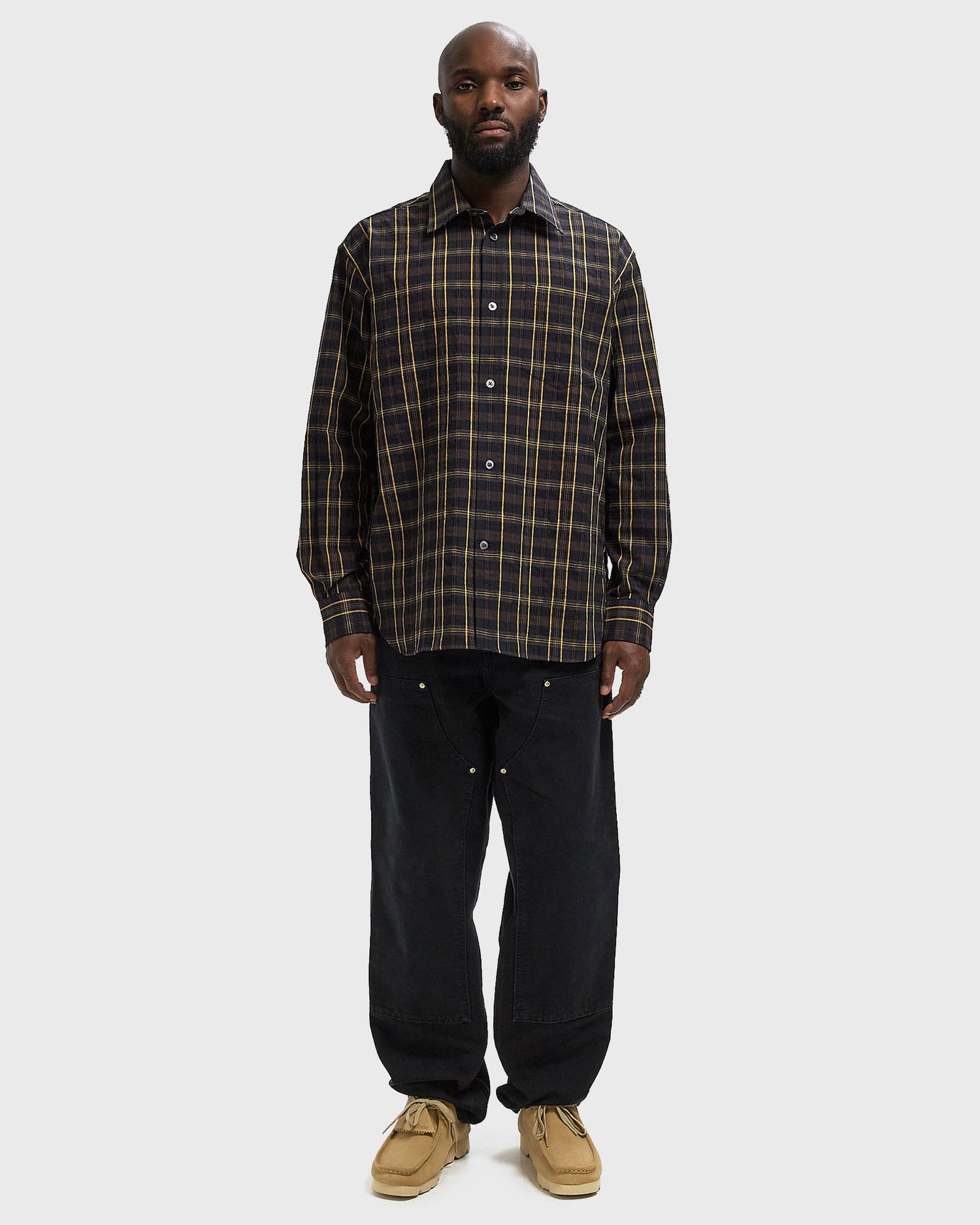 Skjorta NORSE PROJECTS Mo Oversized Wool Check Shirt Flerfärgad | N40-0838-7059, 1
