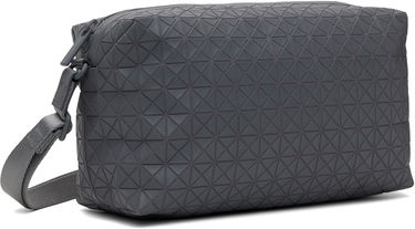 Axelväska BAO BAO ISSEY MIYAKE Geometric Patterned Saddle Bag Grå | BB49AG751, 4