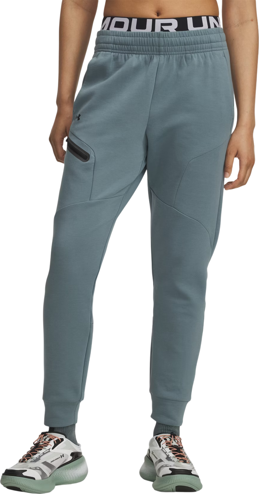 Träningsbyxor Under Armour Unstoppable Fleece Pant Turkos | 1379846-587
