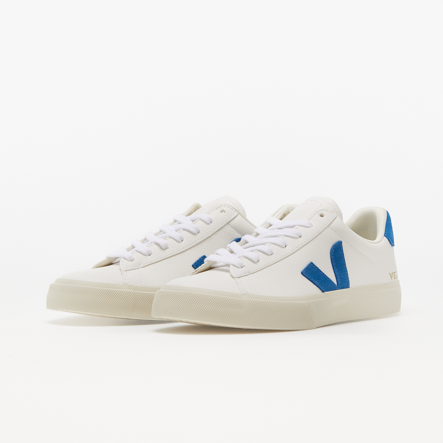 Sneakers och skor Veja Campo Chromefree "White/Swedish Blue" Vit | CP0502818B, 1