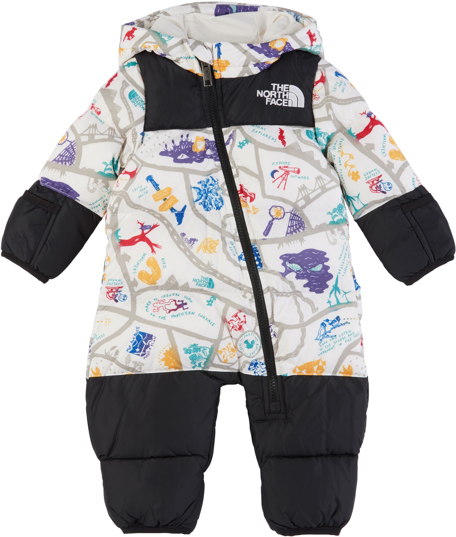Jumpsuit The North Face Kids' 1996 Retro Nuptse Print Down Snowsuit Flerfärgad | NF0A7WPF4FO, 0