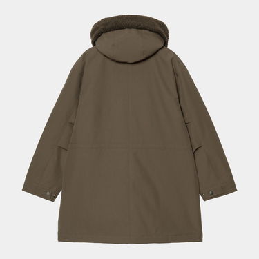Parkas Carhartt WIP Siberia Hooded Parka with Faux Fur Lining Vitola Grön | I035365_5, 5