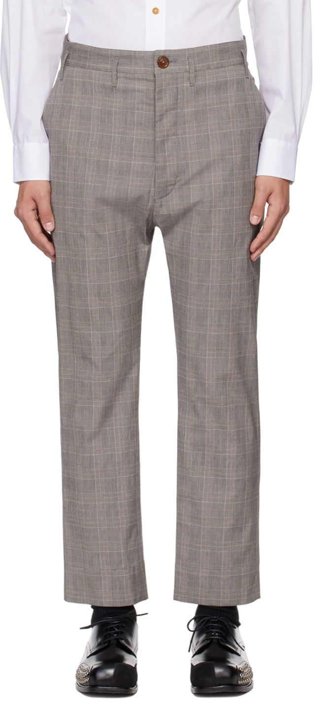 Byxor Vivienne Westwood Cruise Trousers Grå | 2F01000L-W00R0-