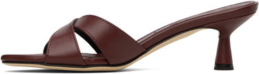 Tillbehör Aeyde Aeyde Vero Leather Mules Bourgogne | A11-HS-PRAR55ST164-SS25-955-007, 2