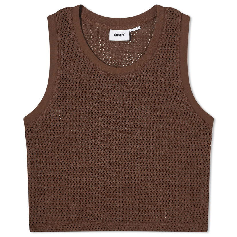 Linne OBEY Hudson Mesh Tank Top Brun | 234050144-JVA