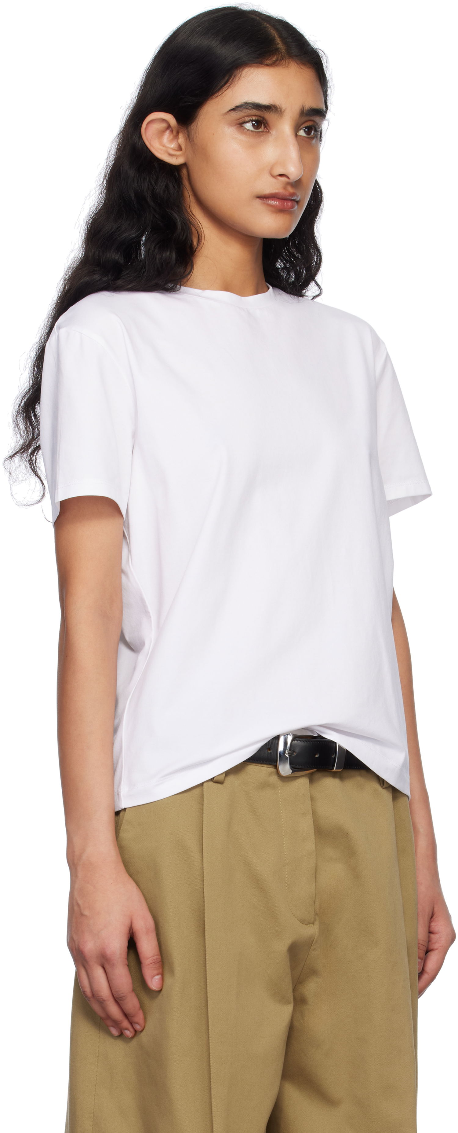 T-shirt Acne Studios Acne Studios Regular Fit T-Shirt Vit | CL0309-, 1