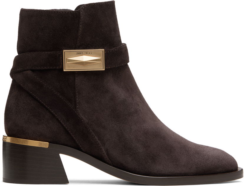 Kläder Jimmy Choo Jimmy Choo Diantha 45 Suede Ankle Boots Brun | DIANTHA 45 HLJ