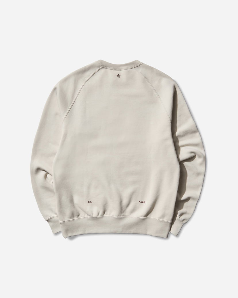 Sweatshirt Nike NOCTA Fleece Crewneck Sweatshirt Beige | FN8160-104
