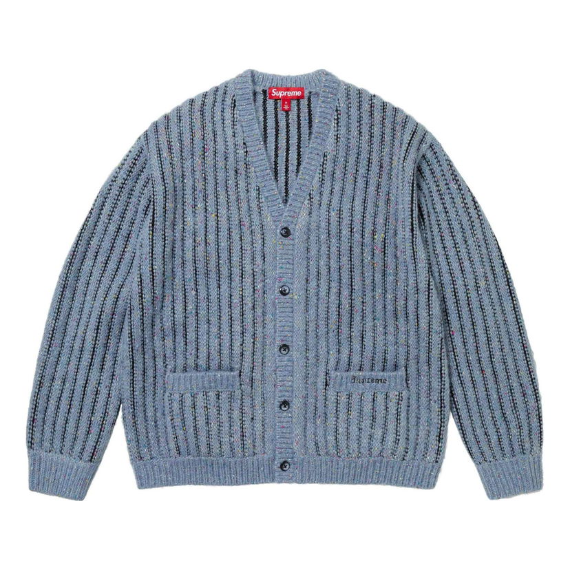 Sweater Supreme Confetti Knit Cardigan Blå | SUP-SS24-080