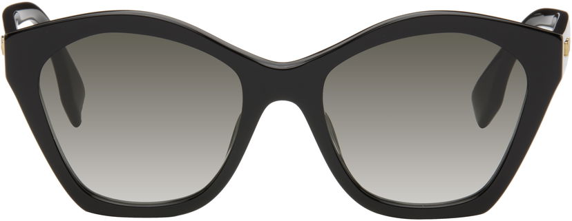 Solglasögon FENDI Fendi Lettering Cat-Eye Sunglasses Svart | FE40175IW5401F 192337228735