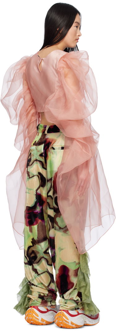 Crop top Collina Strada Collina Strada Simone Puff Sleeve Blouse Rosa | XX3029, 2