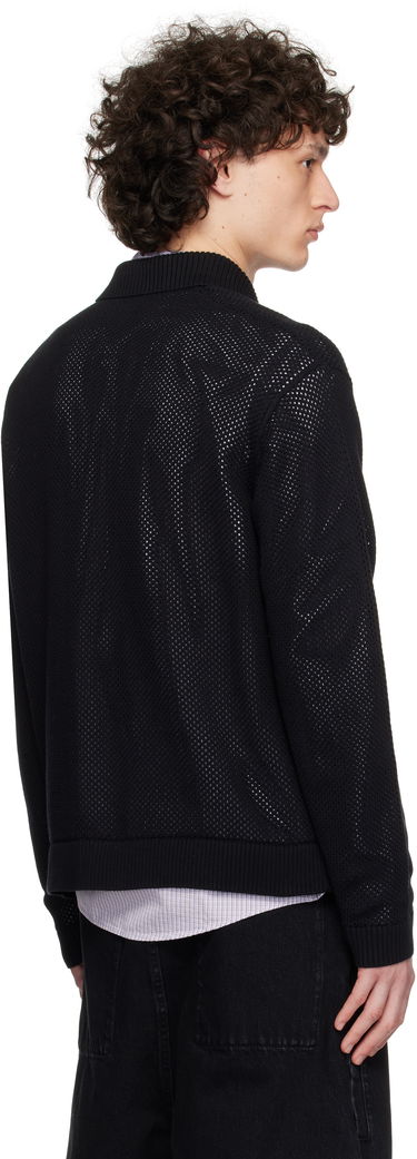 Sweater Represent Clo Long Sleeve Mesh Knit Cardigan Svart | MLM3829, 2