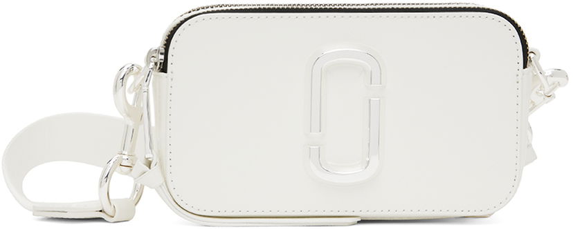 Axelväska Marc Jacobs Marc Jacobs 'The Snapshot DTM' Camera Bag Vit | M0014867