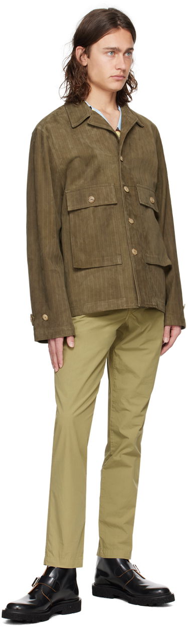 Jacka Paul Smith Paul Smith Printed Suede Jacket Grön | M1R-840Y-M02362-62, 3