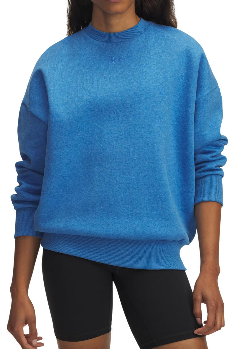 Sweatshirt Under Armour Oversized Rival Fleece Crew Sweatshirt Blå | 1386463-403