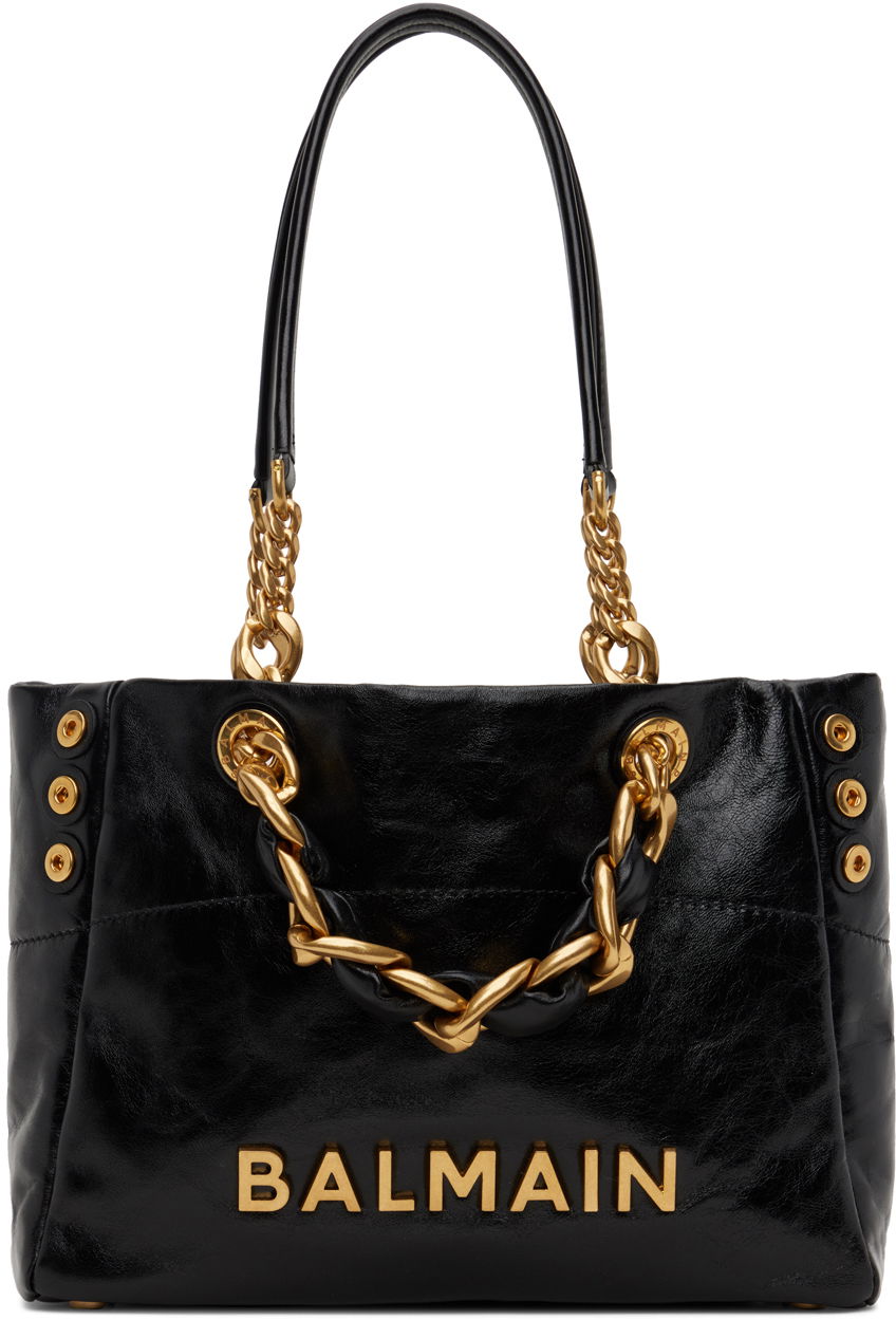 Tygpåse Balmain 1945 Tote Bag Svart | CN1FD871LPPL, 0