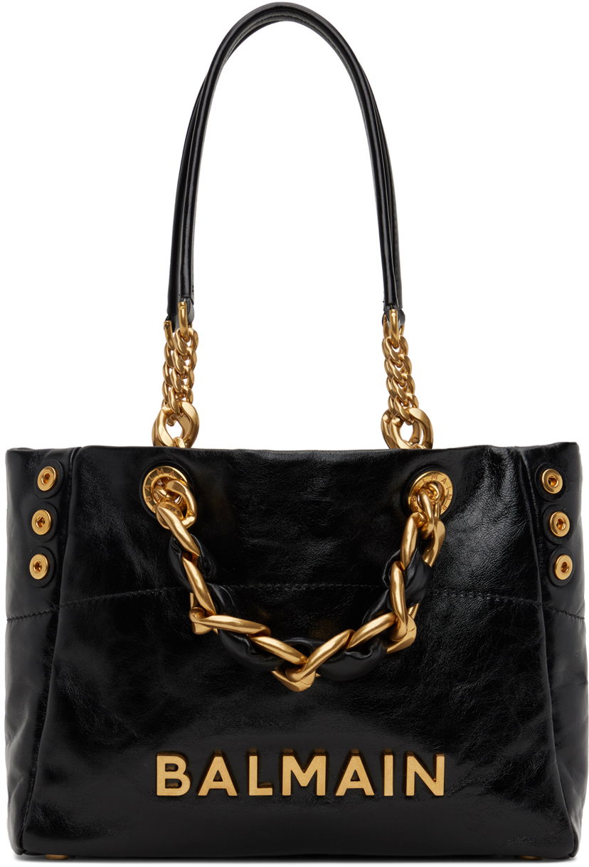 Tygpåse Balmain 1945 Tote Bag Svart | CN1FD871LPPL