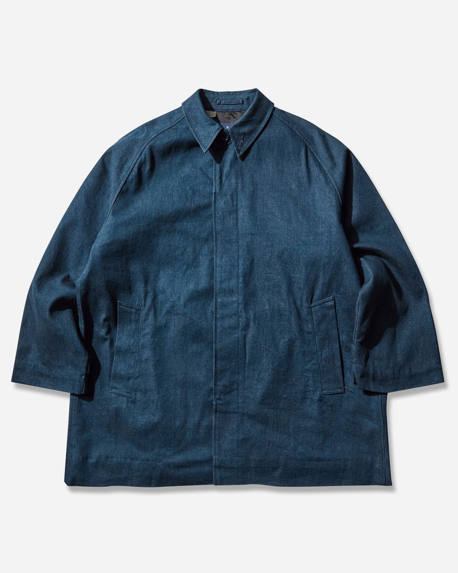 Rockar Levi's Blue Tab Denim Mac Coat Blå | 0033T 0000, 0