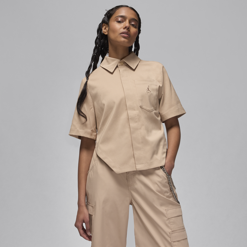 Skjorta Jordan Jordan Shirt Beige | FN5766-244
