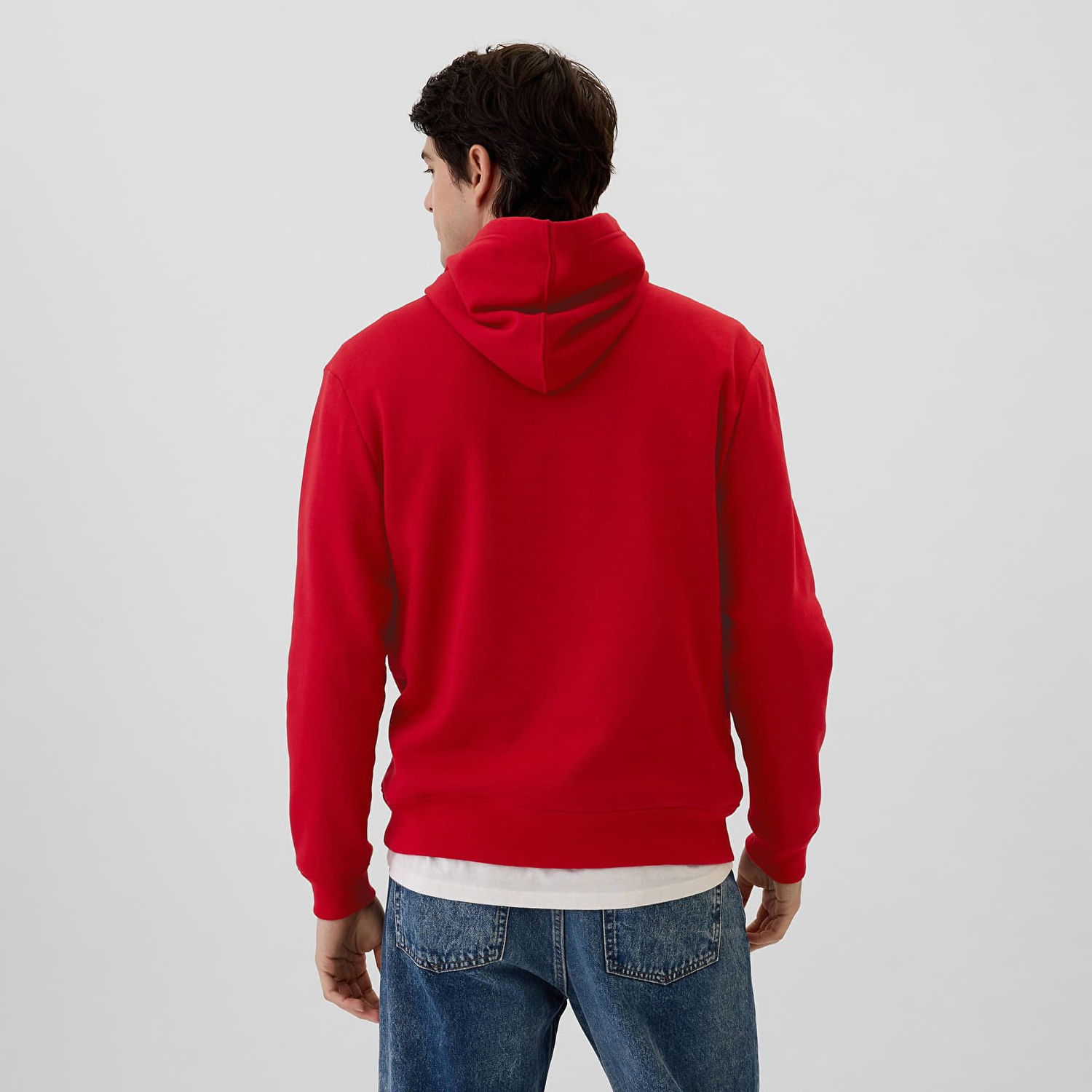 Sweatshirt GAP GAP Logo Pullover Hoodie Röd | 738102-45, 1