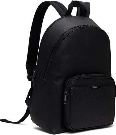 Ryggsäck BOSS Monogram Pocket Backpack Svart | 50542233, 1