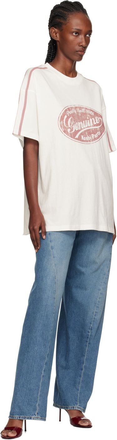 T-shirt Ksubi Ksubi 'Genuine' Boyfriend Short Sleeve T-Shirt Vit | WPF25TE007, 3