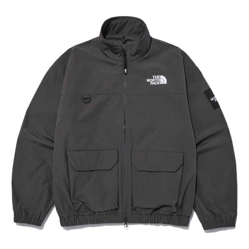 Vindjacka The North Face Logo Crop Jacket Grå | NJ3BN51L