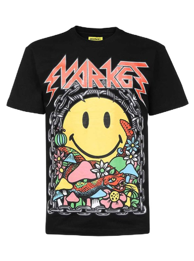 T-shirt MARKET Iron Tee Black Svart | 399001064