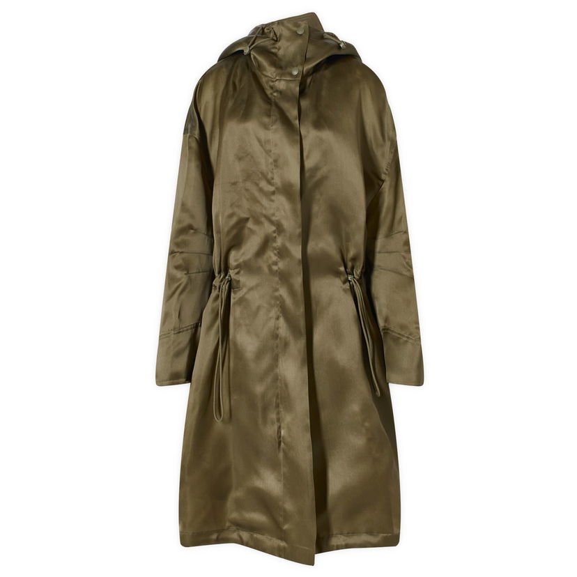 Regnrock Max Mara Tambuto Light Parka Jacket, Size Large Grön | 2411121113600-002