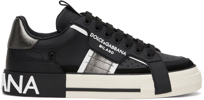 Sneakers och skor Dolce & Gabbana Black & Silver NS1 Sneakers Svart | CS1863AO223, 0