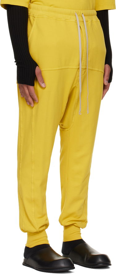 Träningsbyxor Rick Owens DRKSHDW Concordians Drawstring Sweatpants Gul | DU02E7395 JDB, 1