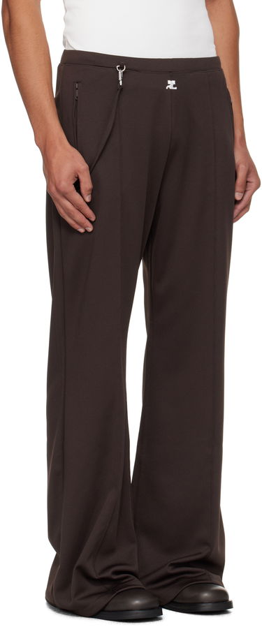 Byxor Courrèges Courrèges Flare Interlock Tracksuit Pants Brun | 325JPA426JS0250, 1