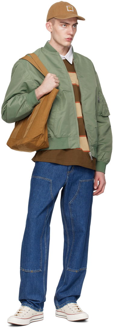 Jeans Carhartt WIP Double Knee Denim Jeans Blå | I032699, 3