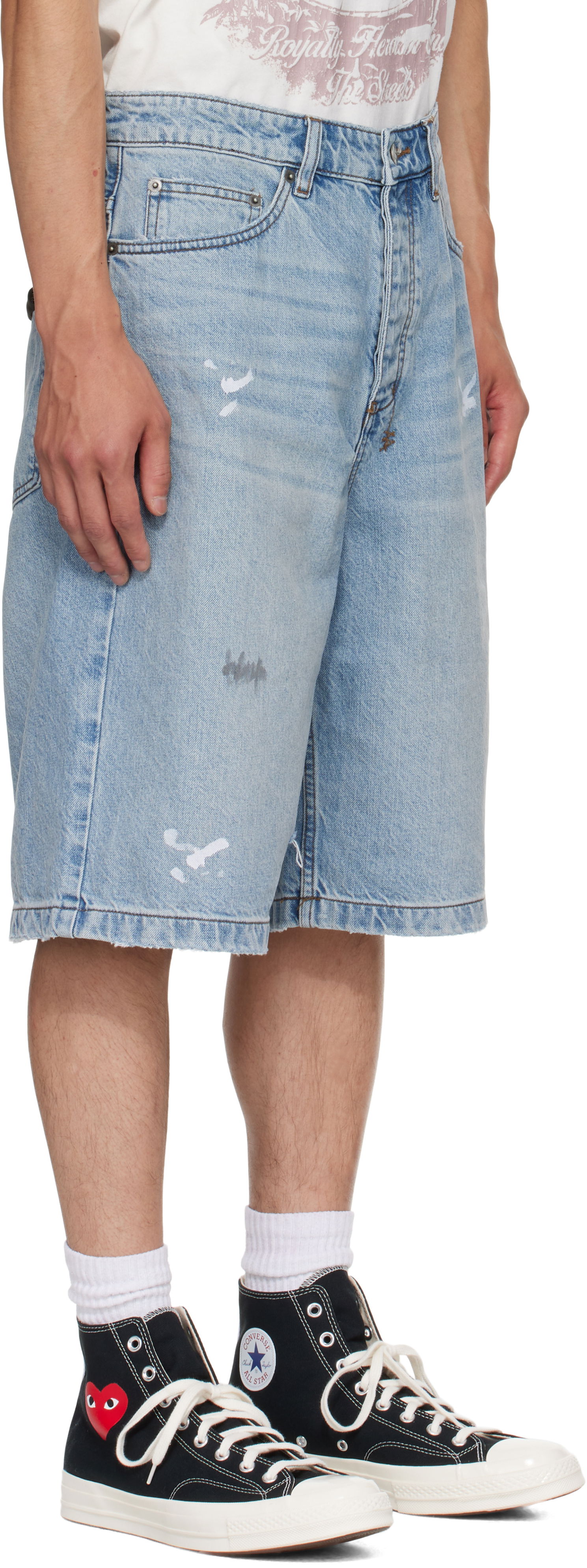 Shorts Ksubi Ksubi Maxx Painter Shorts Blå | MPF25WA002, 1